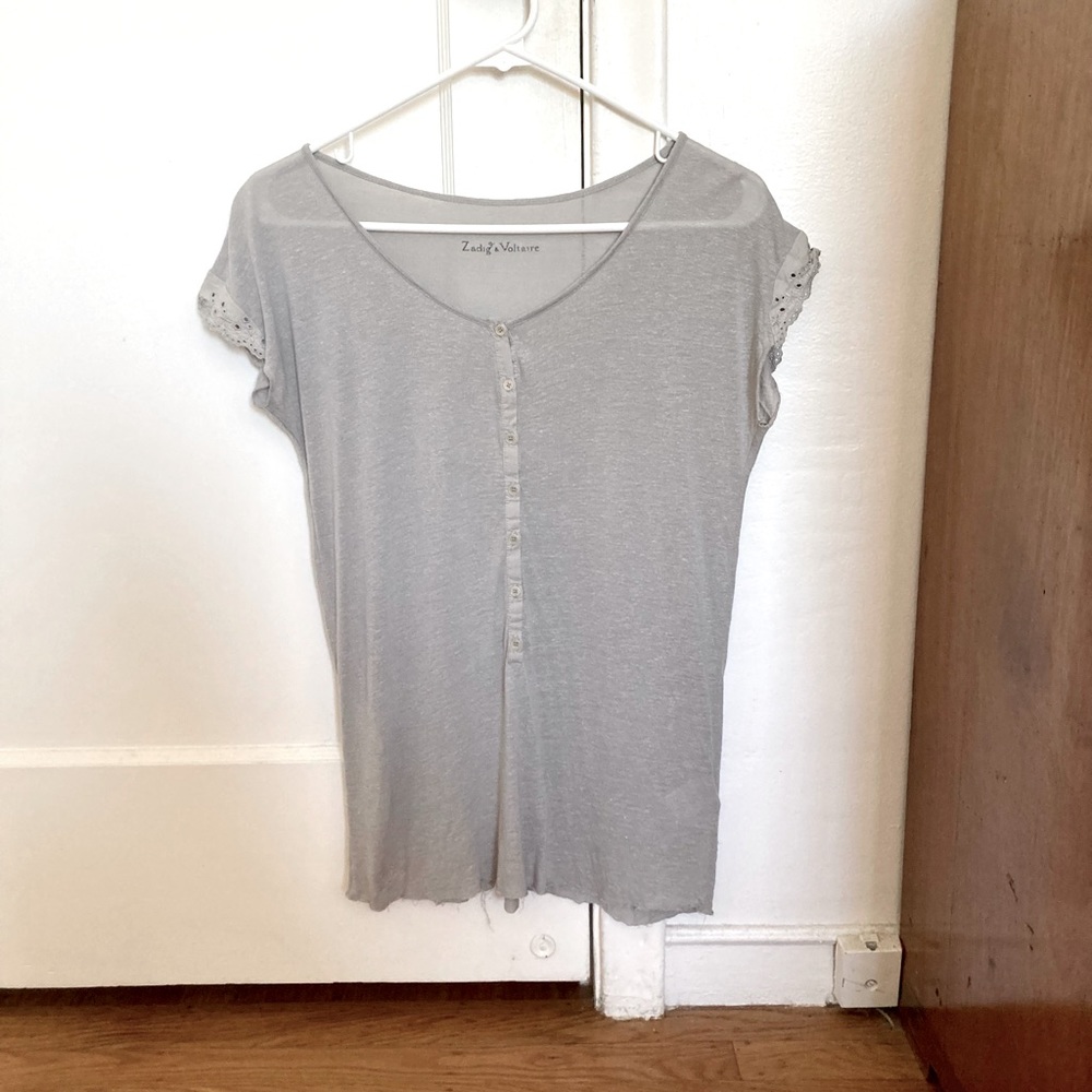 Zadig & Voltaire Pale Blue Shirt